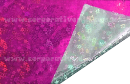 PAPEL HOLOGRAMA ESTRELLAS FIUSHA