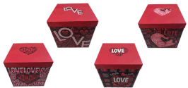 CUBO LOVE BLACK 9885 30X30