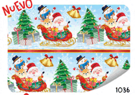 PAPEL COUCHE NAVIDEÑO MOD.1036