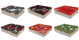 CAJA TAPA BASE MICROCORRUGADA NAVIDEÑA SERIE 6