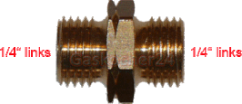 Schlauchverbinder 1/4" Links X 1/4" Rechts