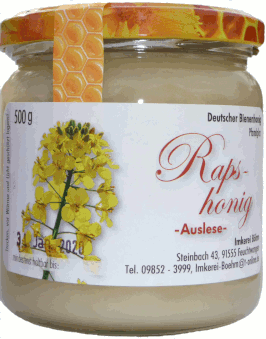 Honig: Rapshonig 500g
