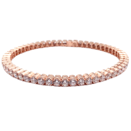 Bracciale Tennis in oro giallo elastico BRT1068G