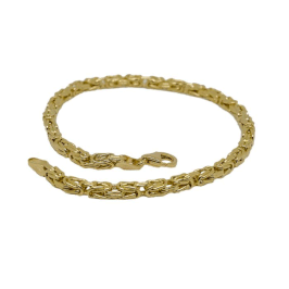 Bracciale maglia bizantina in oro giallo 18kt BR3643GDF