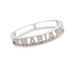 Bracciale in Argento Personalizzato Con Nome Codice: AR972B