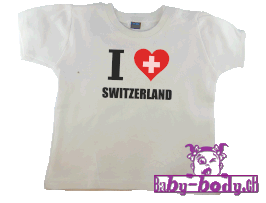 Babyshirt / I love Switzerland
