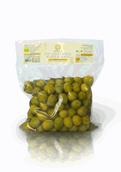 Olive dolci in salamoia BIOLOGICHE varietà Nocellara