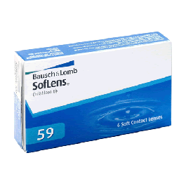 Caja de lentes de contacto marca Bausch&lom