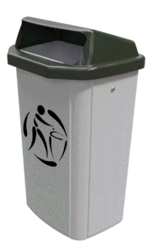 CORBEILLE URBAINE PEHD 50L