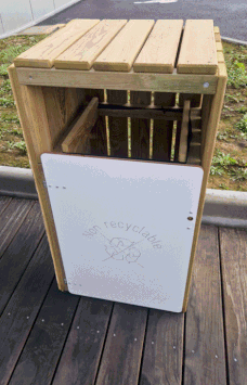 Corbeille Bois JARRY 70L