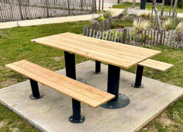 TABLE PIQUE NIQUE MISTRAL 8 PLACES - Robinier