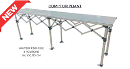 COMPTOIR PLIANT
