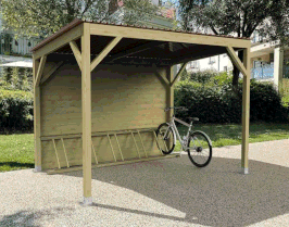 Abri Vélos TAMARIS 5 ou 10 PLACES