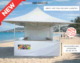 ABRI BUVETTE 430 X 430 cm