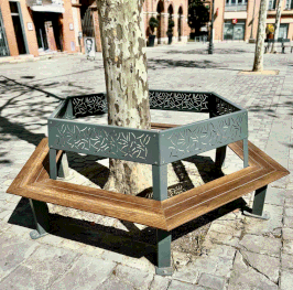 BANC CONTOUR D'ARBRE MADIRAN