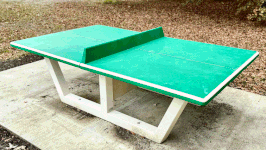 TABLE PING PONG BETON COLORÉE