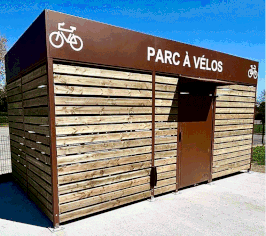 Abri-Vélos DESIGN SECURISÉ MODULABLE