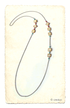 Long Collier " Bulle Musicale "