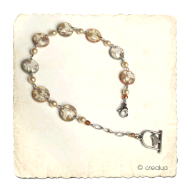 Bracelet perles " Oiseaux musique "