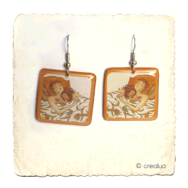 Boucles d'oreilles classiques " Dodo "