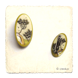 Broche " Vol d'oiseaux "