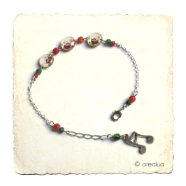 Bracelet chaîne " Bain de thé " 1