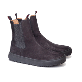 BEPPINA BORMIO nubuck black | Lammfelldecksohle