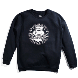 REDUZIERT: Sweatshirt Unisex black 360°