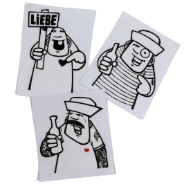 Stickertüte Liebe Klein