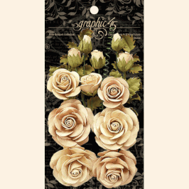 Graphic 45 Rose Bouquet-Classic Ivory & Natural Linen