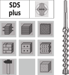 SDS-plus Hammerbohrer 4x2