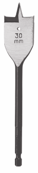 Flachholzbohrer Holzbohrer mit Zentrierspitze von 6 - 40mm Ø / 155mm GL und BIT Aufnahme