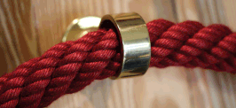 Handlaufseil, rot,  Ø38 mm