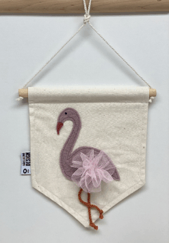 Wimpel Flamingo