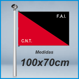 Bandera C.N.T. - F.A.I. 100x70cm