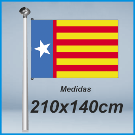 Bandera Estrelada Valencianista 210x140cm