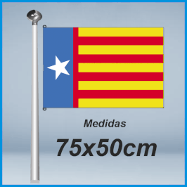 Bandera Estrelada Valencianista 75x50cm