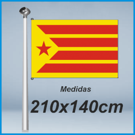 Bandera Estelada Roja 210x140cm