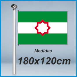 Bandera Andalucía Estrellada Tartésica 180x120cm