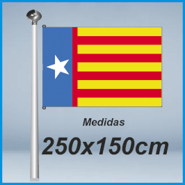 Bandera Estrelada Valencianista 250x150cm