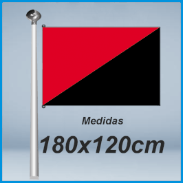 Bandera Anarquista 180x120cm