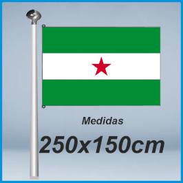 Bandera Andalucía Estrellada Arbonaida 250x150cm