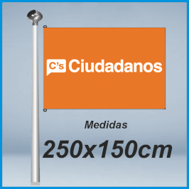 Bandera Ciudadanos 250x150cm