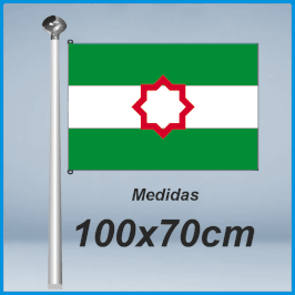 Bandera Andalucía Estrellada Tartésica 100x70cm