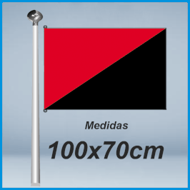 Bandera Anarquista 100x70cm