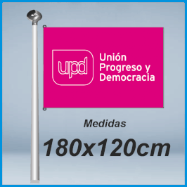 Bandera UPyD 180x120cm