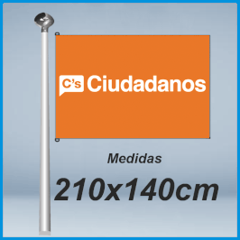 Bandera Ciudadanos 210x140cm