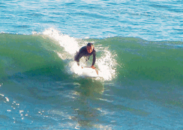 authentic CARD - California surfing