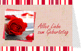 authentic GREETING CARD - Alles Liebe zum Geburtstag (3D Karte)