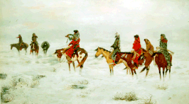 "LOST IN A SNOW STORM"